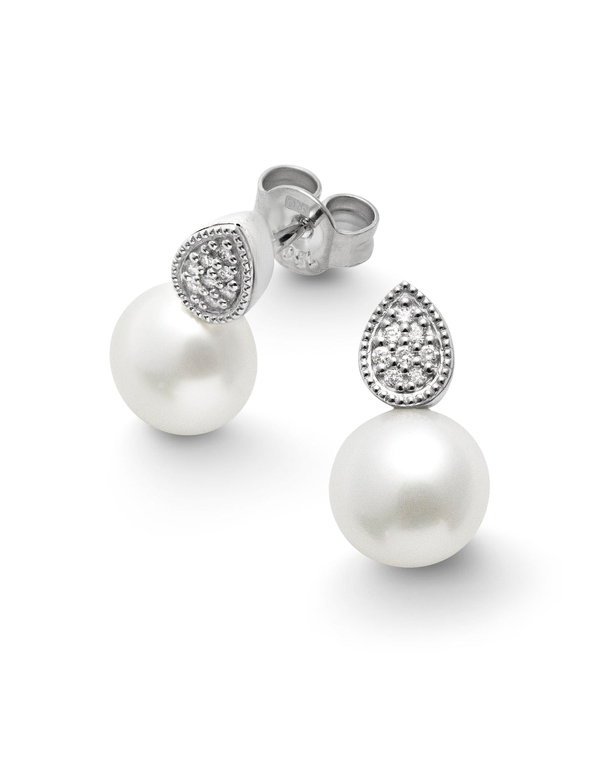 Madeira pärl & diamant örhängen
