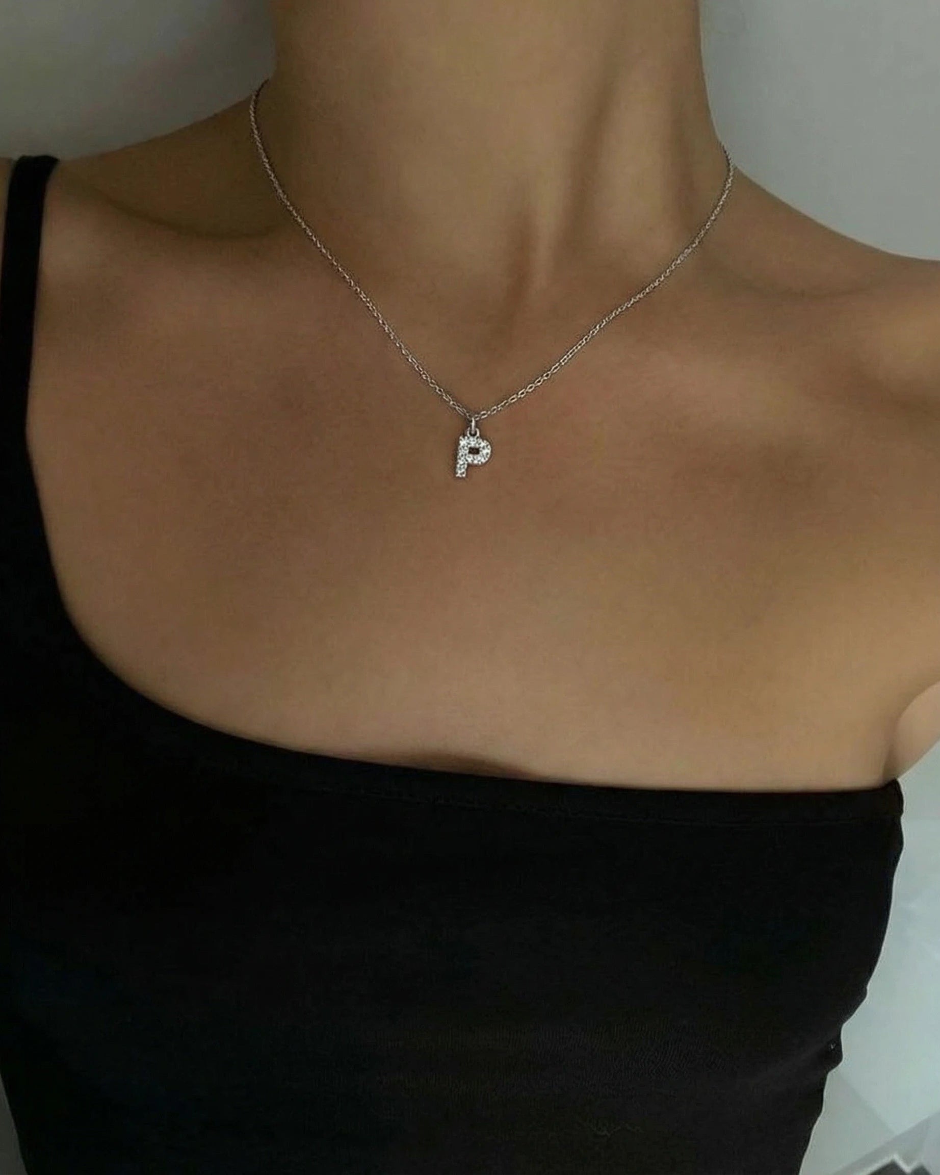 Letter Pendant - Studded
