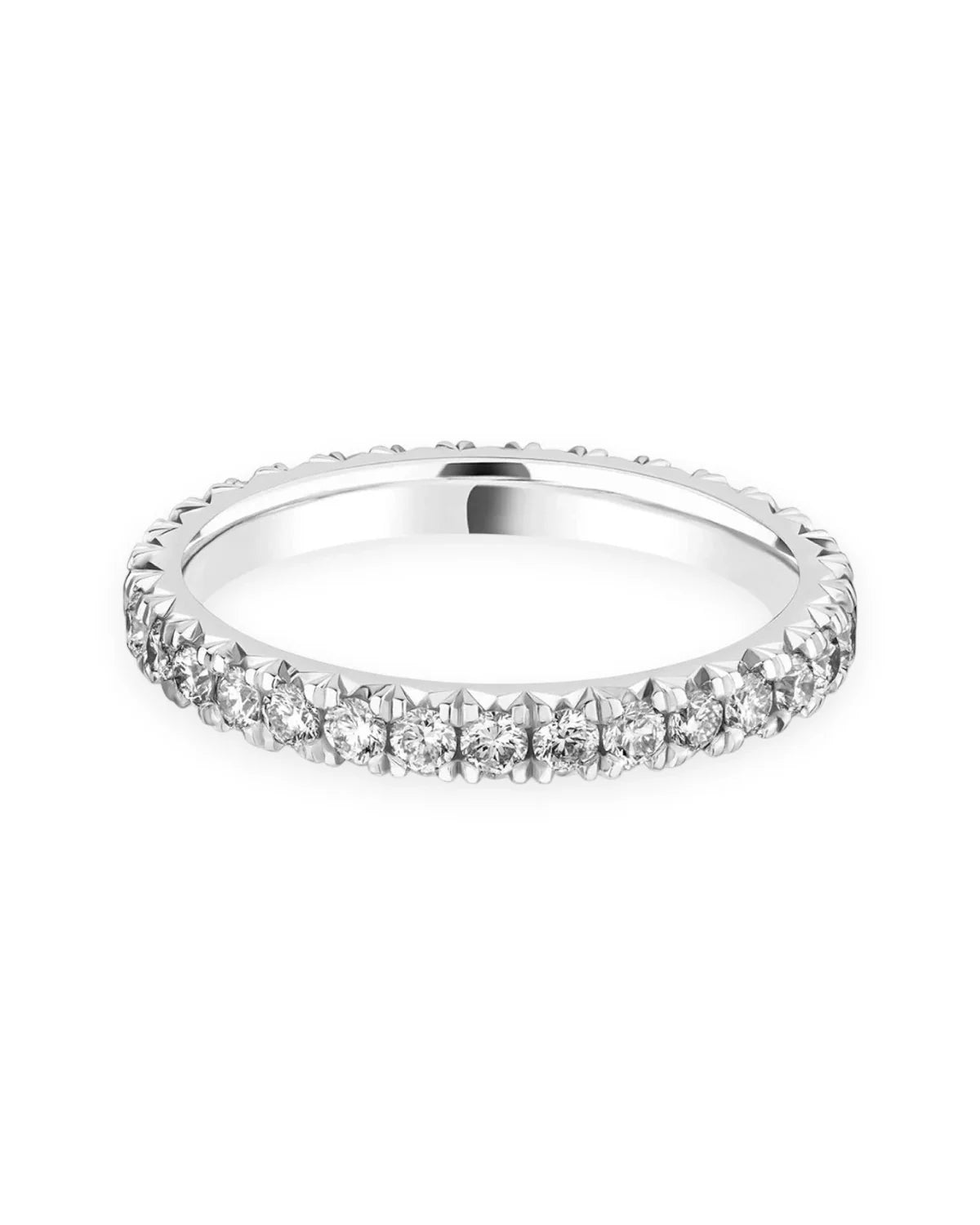#metal_platinum#width + quanitity x carat weight_2.6 MM + 30 x 0.03 ct