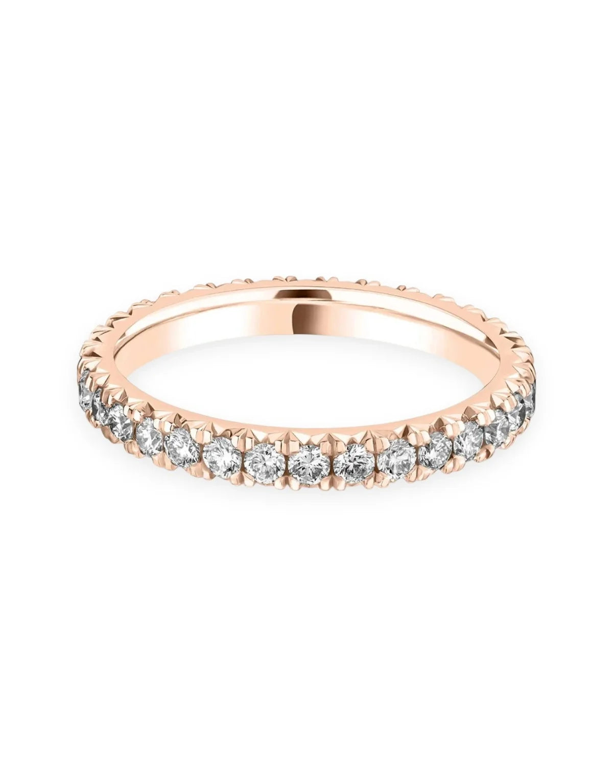 #metal_18k red gold#width + quanitity x carat weight_2.6 MM + 30 x 0.03 ct