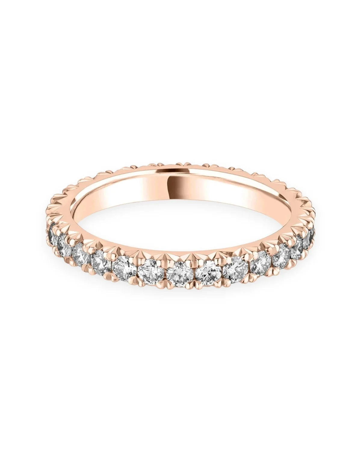 #metal_18k red gold#width + quanitity x carat weight_2.8 MM + 27 x 0.04 ct