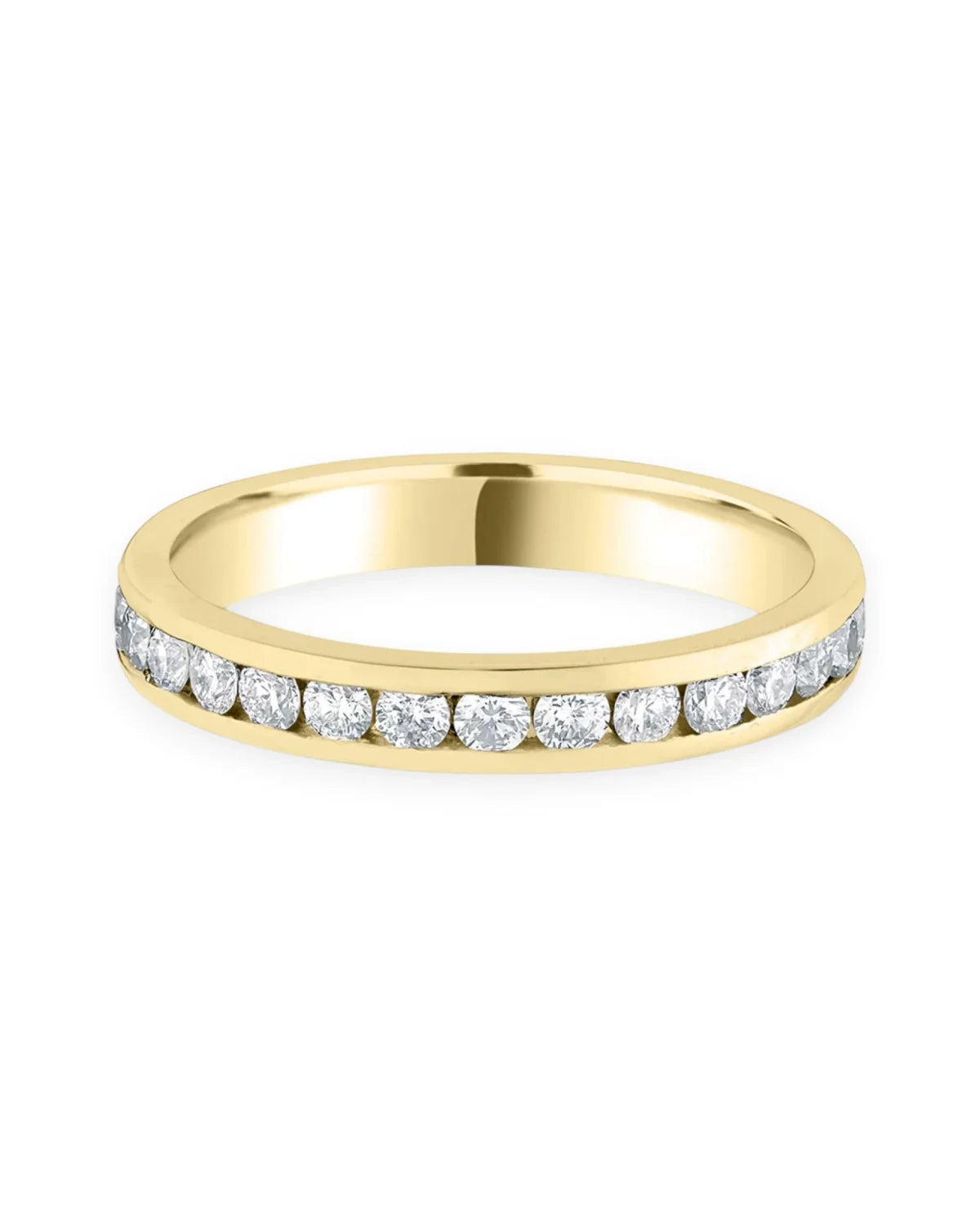 #metal_18k yellow gold#width + quanitity x carat weight_3.0 MM + 27 x 0.03 ct