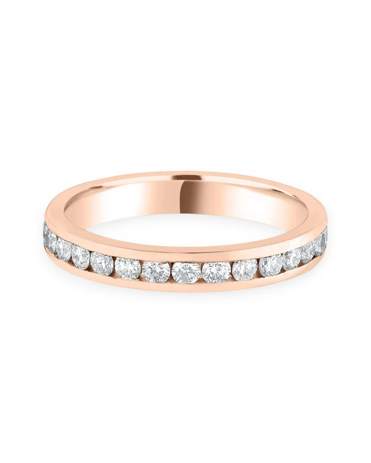#metal_18k red gold#width + quanitity x carat weight_3.0 MM + 14 x 0.03 ct