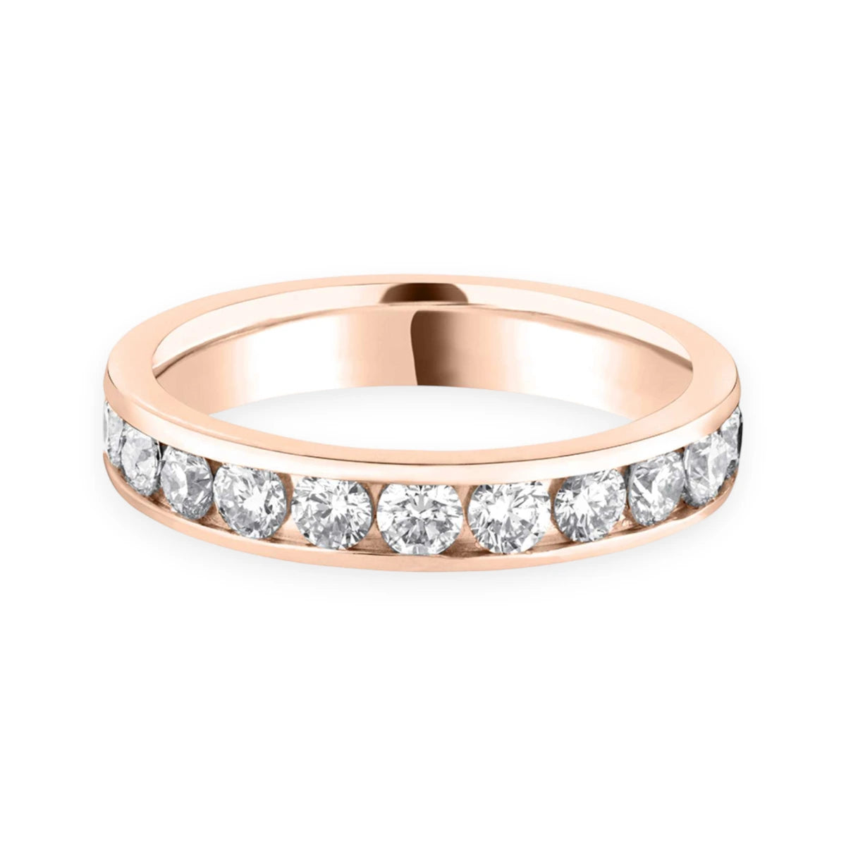 #metal_18k red gold#width + quanitity x carat weight_3.6 MM + 11 x 0.07 ct