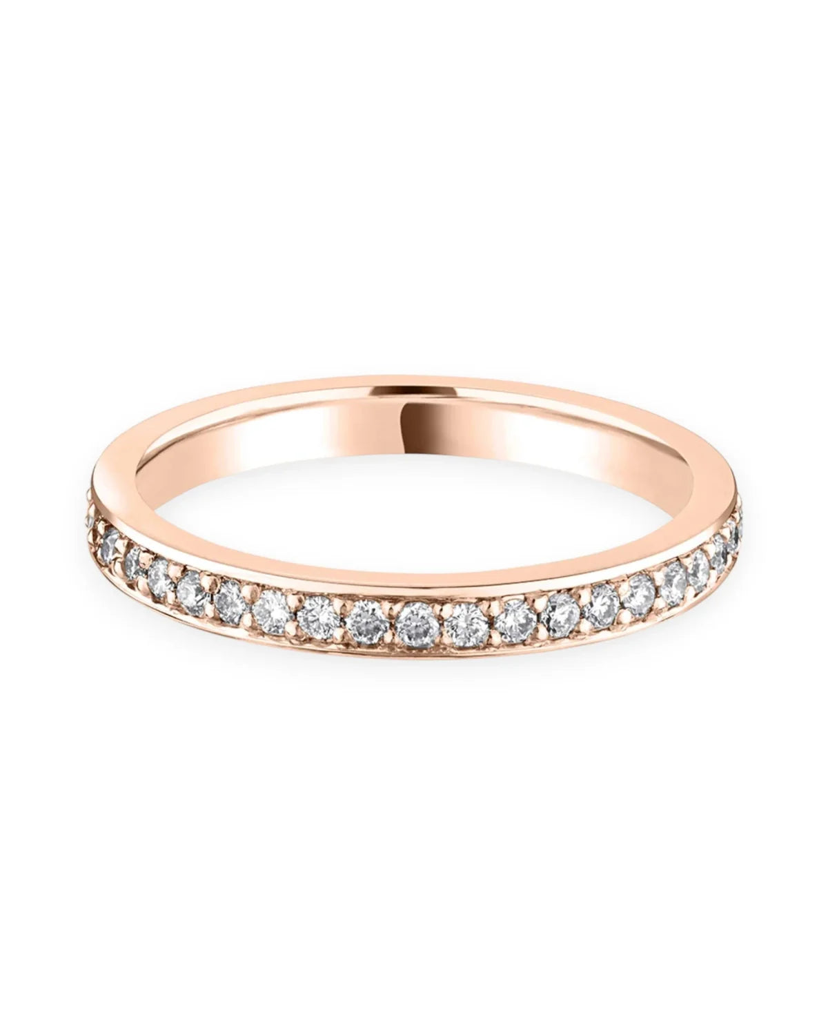 #metal_18k red gold#width + quanitity x carat weight_2.3 MM + 40 x 0.010 ct