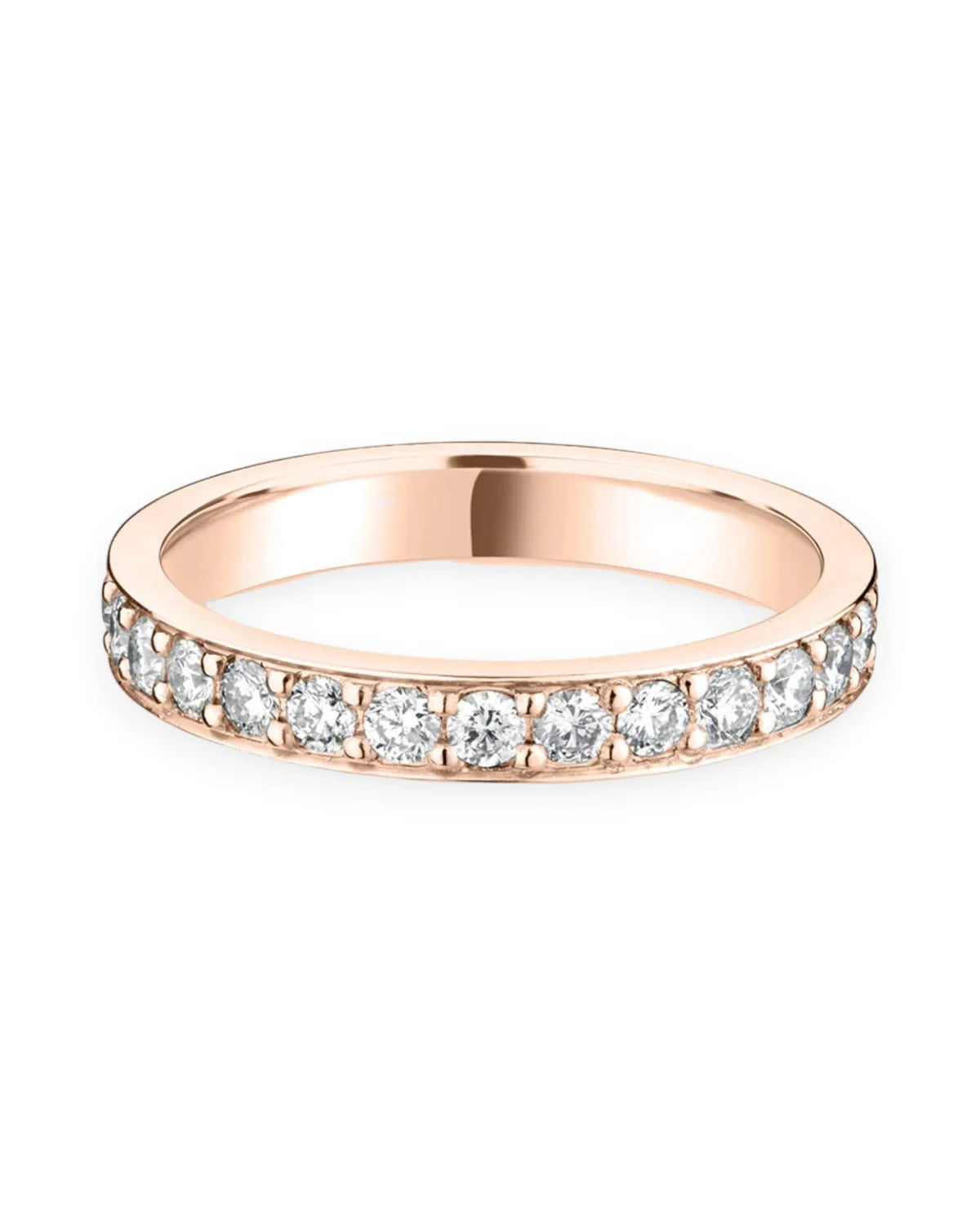 #metal_18k red gold#width + quanitity x carat weight_3.0 MM + 27 x 0.03 ct