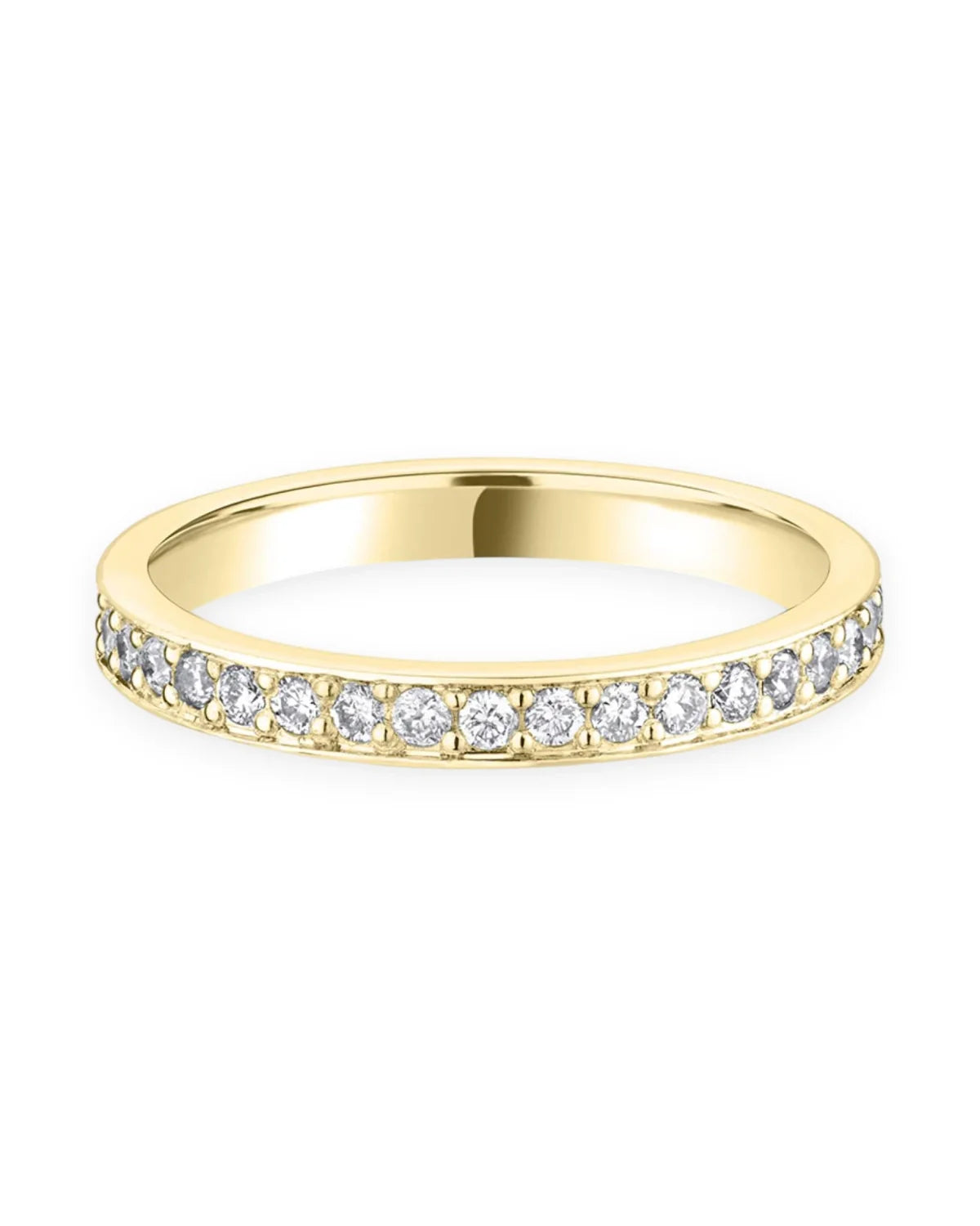 #metal_18k yellow gold#width + quanitity x carat weight_2.5 MM + 35 x 0.015 ct