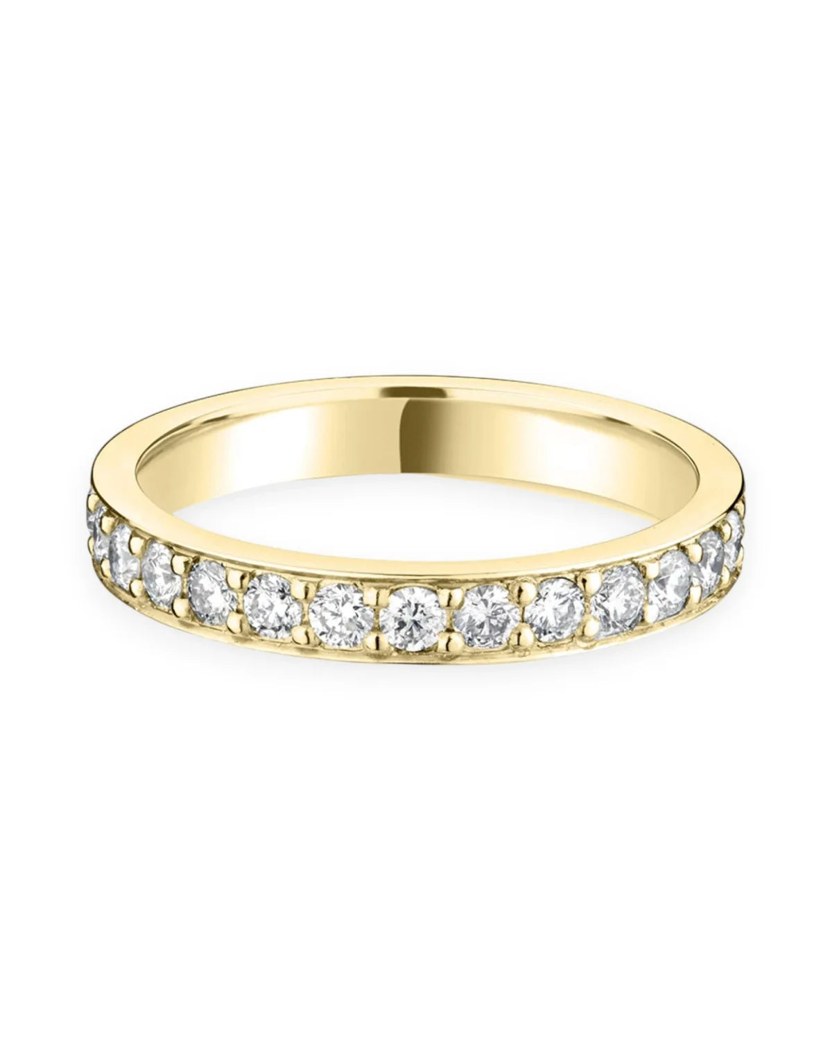 #metal_18k yellow gold#width + quanitity x carat weight_3.0 MM + 27 x 0.03 ct