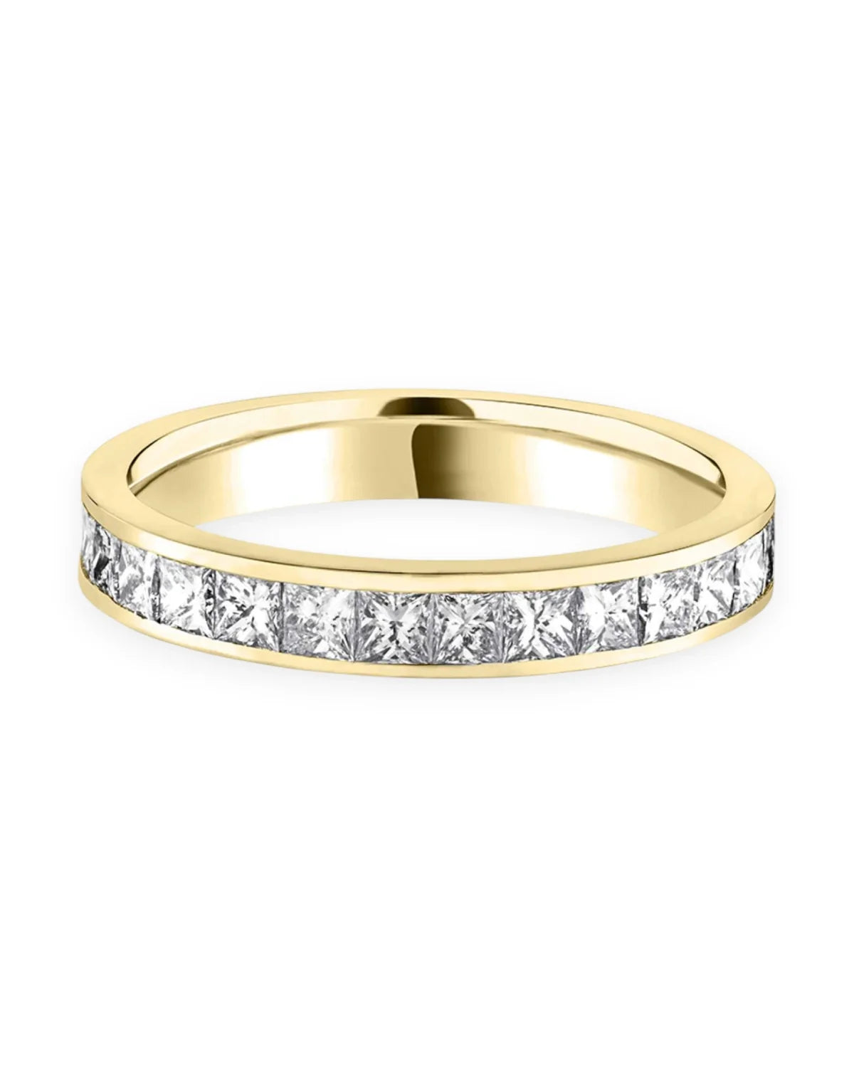 #metal_18k yellow gold#width + quanitity x carat weight_3.2 MM + 26 x 0.07 ct