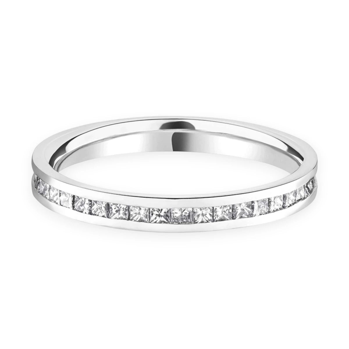 #metal_platinum#width + quanitity x carat weight_2.5 MM + 19 x 0.02 ct
