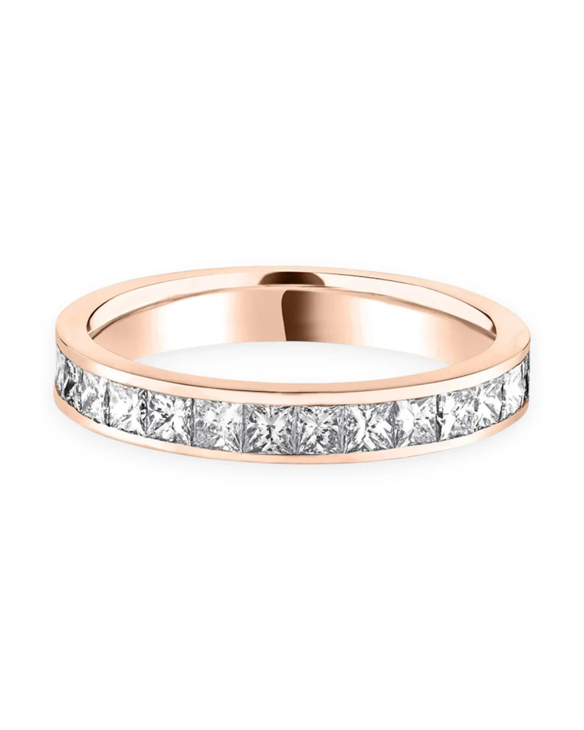 #metal_18k red gold#width + quanitity x carat weight_3.2 MM + 13 x 0.07 ct
