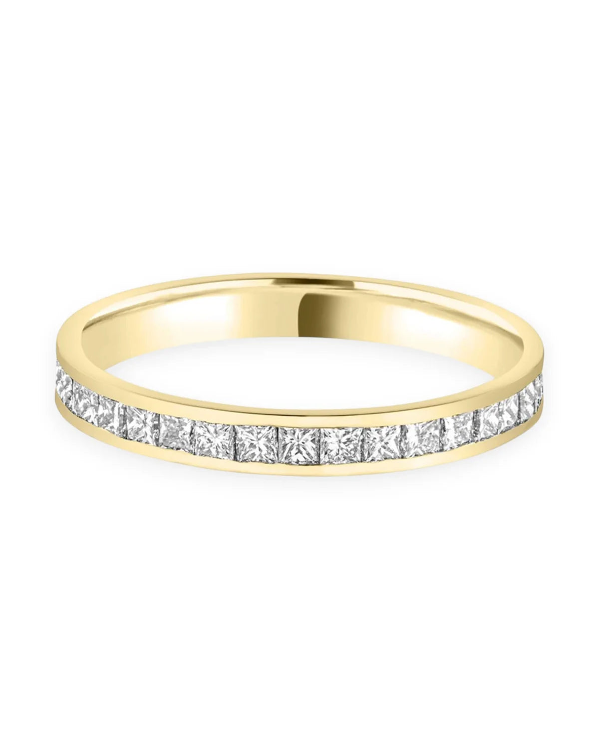 #metal_18k yellow gold#width + quanitity x carat weight_2.7 MM + 16 x 0.03 ct