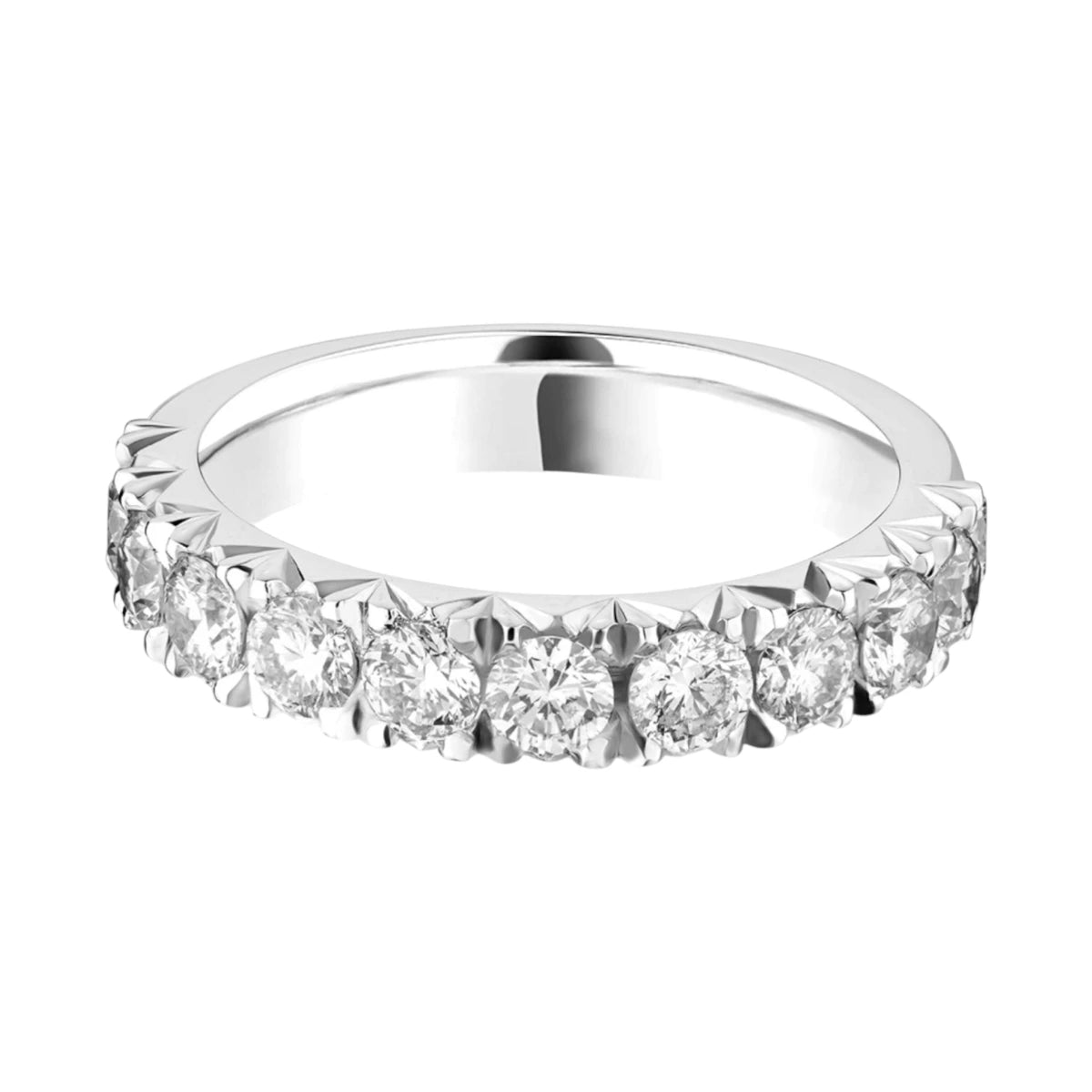 #metal_platinum#width + quanitity x carat weight_4.0 MM + 9 x 0.11 ct