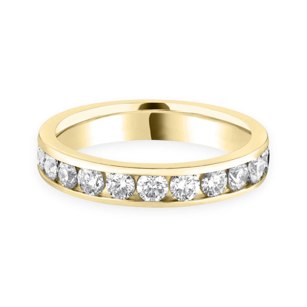 #metal_18k yellow gold#width + quanitity x carat weight_3.6 MM + 22 x 0.07 ct