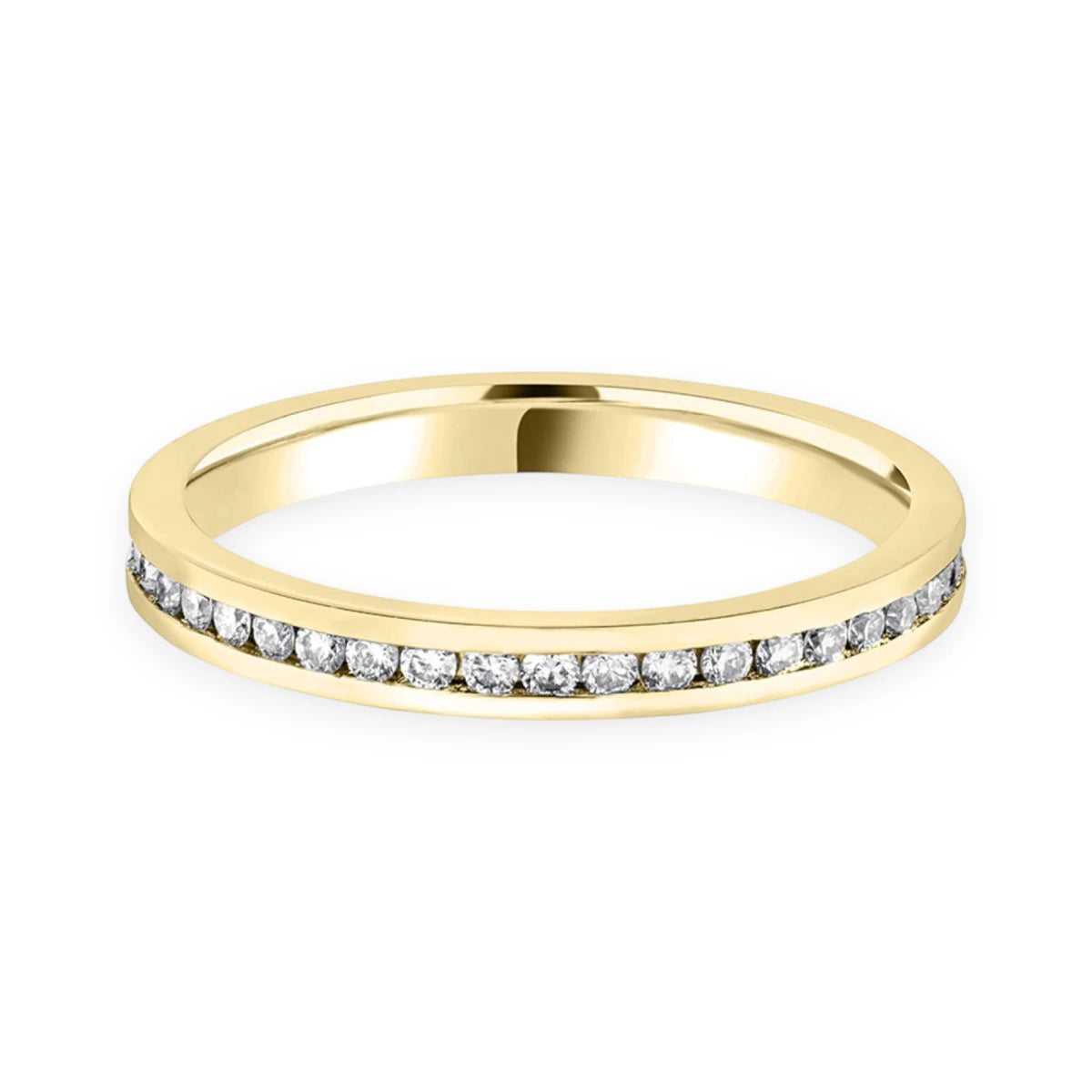 #metal_18k yellow gold#width + quanitity x carat weight_2.3 MM + 20 x 0.01 ct