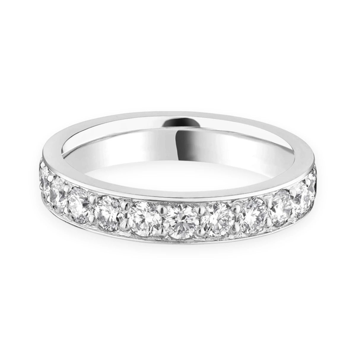 #metal_18k white gold#width + quanitity x carat weight_3.6 MM + 11 x 0.07 ct
